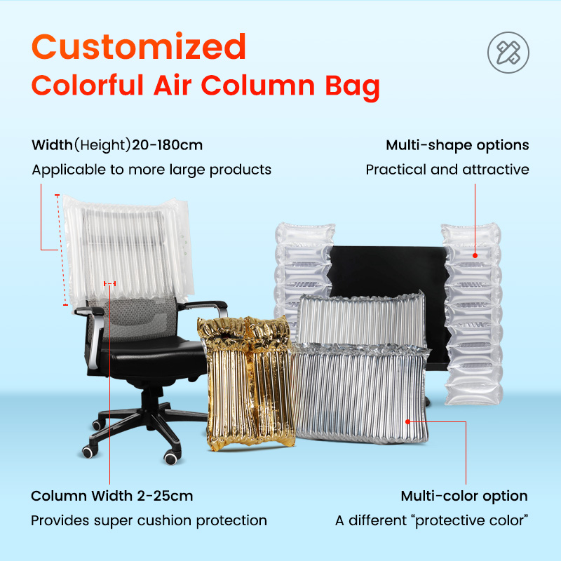 Colorful air column bag