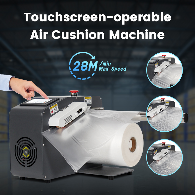 Touch screen air cushion machine