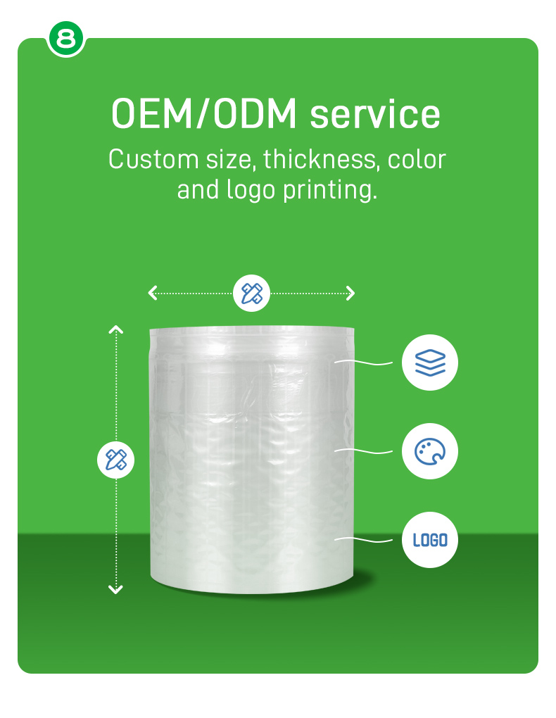 Customized air column roll