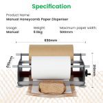 Manual Honeycomb Packing Paper Dispenser Machine