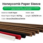 Kraft Honeycomb Paper Sleeve Packaging